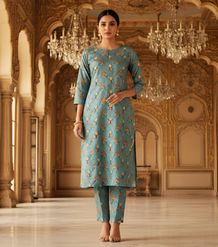 2 Pieces Unstitched  Digital Print Suit LD 804