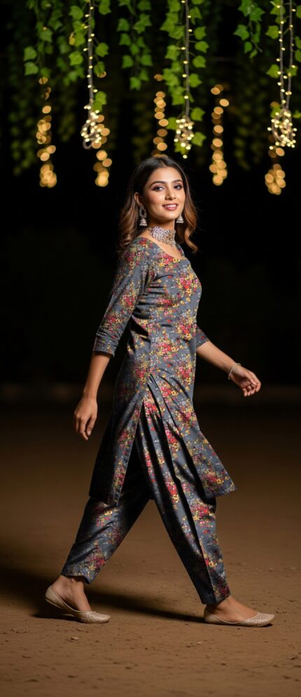 2 Pieces Unstitched  Digital Print Suit LD 846