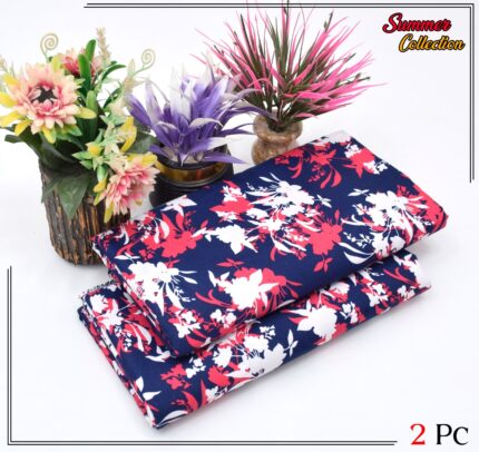2 Pieces Unstitched  Digital Print Suit LD 853