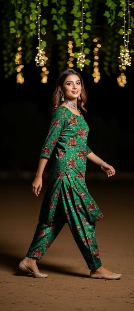 2 Pieces Unstitched  Digital Print Suit LD 858