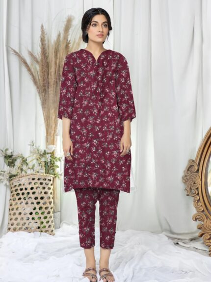 2 Pieces Unstitched  Digital Print Suit LD 871