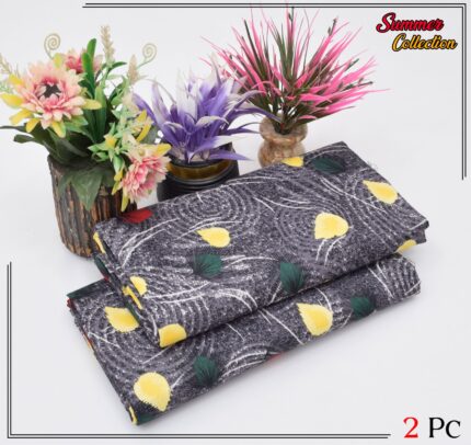 2 Pieces Unstitched  Digital Print Suit LD 831