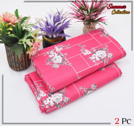 2 Pieces Unstitched  Digital Print Suit LD 837