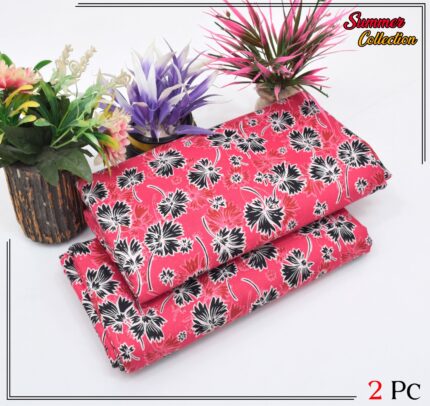 2 Pieces Unstitched  Digital Print Suit LD 839