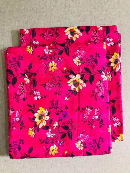 2 Pieces Unstitched  Digital Print Suit LD 839
