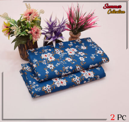 2 Pieces Unstitched  Digital Print Suit LD 868