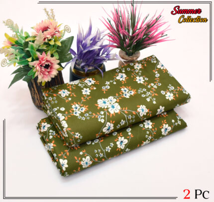 2 Pieces Unstitched  Digital Print Suit LD 871