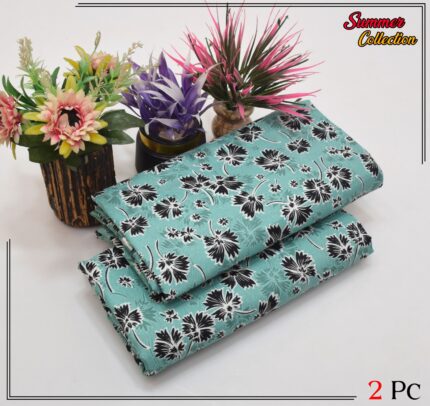 2 Pieces Unstitched  Digital Print Suit LD 885