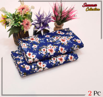 2 Pieces Unstitched  Digital Print Suit LD 887