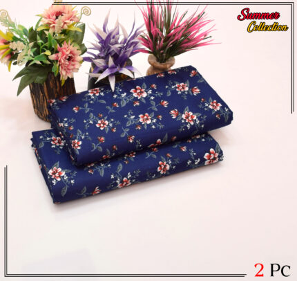 2 Pieces Unstitched  Digital Print Suit LD 888
