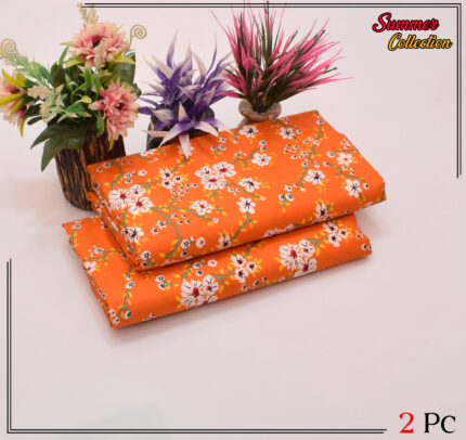 2 Pieces Unstitched  Digital Print Suit LD 892