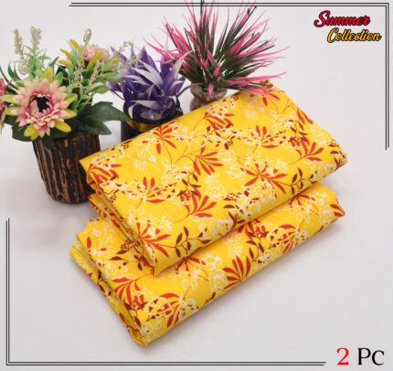 2 Pieces Unstitched  Digital Print Suit LD 893