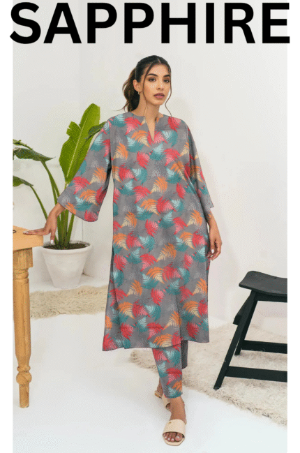 2 Pieces Pure Lawn Unstitched SS 734