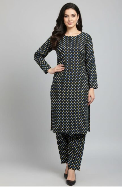 2 Pcs Unstitched Khaddar Ladies Suit 541