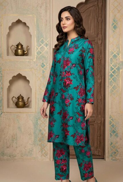 2-Pcs Unstitched Digital Print Suit SS 26