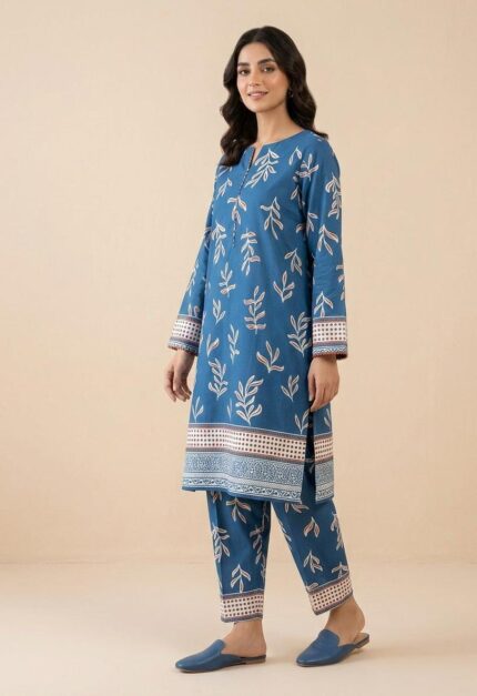 2-Pcs Unstitched Digital Print Suit SS 29