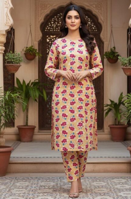 2-Pcs Unstitched Digital Print Suit SS 37