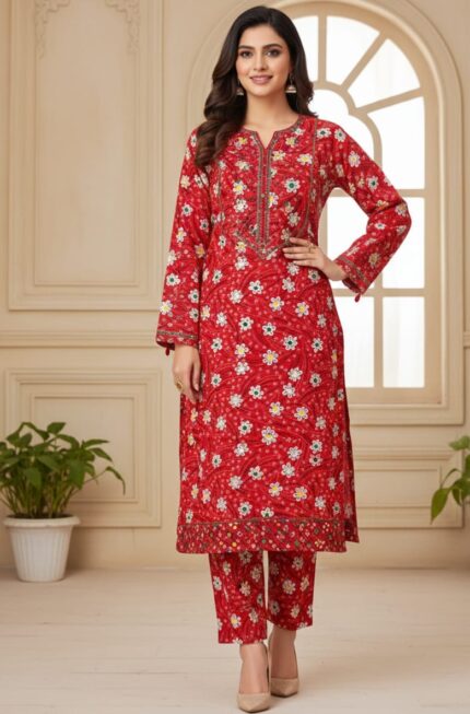 2-Pcs Unstitched Digital Print Suit SS 50