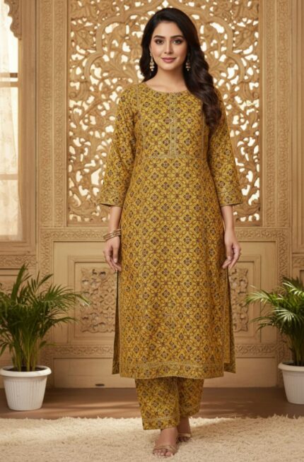 2-Pcs Unstitched Digital Print Suit SS 61